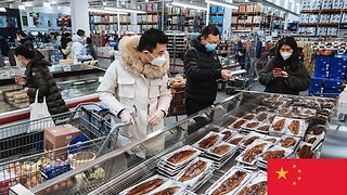 Supermarkets in Beijing restored customer traffic growing daily