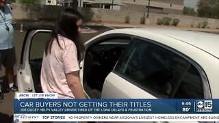 Car buyers not getting titles, leading to long delays and frustration
