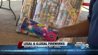Firework safety, what's legal and what's not