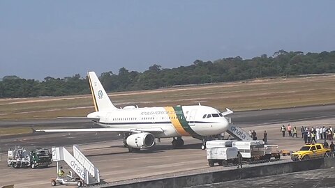 Chegada do então Presidente da República, Jair Messias Bolsonaro a Manaus em 18/08/2021