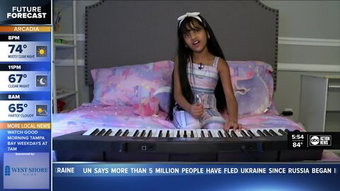 Valrico 7-year-old is a powerhouse singer