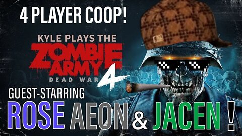 ZOMBIE ARMY 4 | LIVE: 4 Player Coop w/ Rose, Aeon, & Jacen! (PS5 Gameplay)