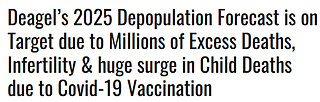 Deagel-Depopulation Forecast coming True