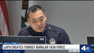 LAPD forms a special task force to combat foreign gangs burglarizing homes