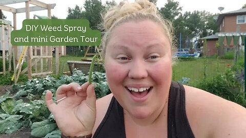 EASY DIY Weed Killer + Mid-July Garden Tour! | Vlog