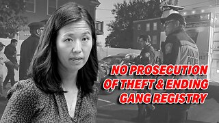 BOSTON'S DEMOCRATIC MAYOR PUSHES FOR NO PROSECUTION OF THEFT & ENDING GANG REGISTRY