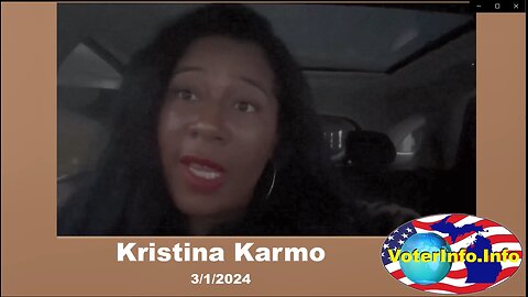 Message From Kristina Karamo