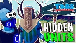 Tropas em desenvolvimento do MOD HIDDEN UNITS! Totally Accurate Battle Simulator TABS