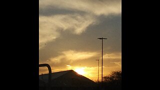 Strange clouds with faces