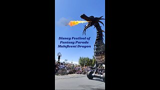 Orlando 7 #Disney Magic Kingdom Festival of Fantasy Parade Maleficent Dragon