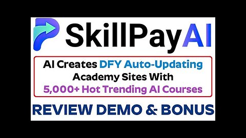 SkillPay AI Review + 4 Bonuses To Make It Work FASTER!