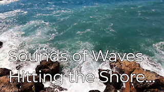 Sounds of Waves Hitting The Shore - TWO HOURS of Relaxation!