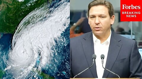 BREAKING NEWS: Gov. Ron DeSantis Holds Press Briefing As Tropical Storm Debby Nears Florida