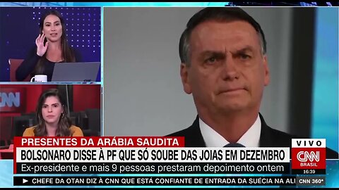 Bolsonaro e mais 9 pessoas prestam depoimento na polícia federal @shortscnn #shortscnn