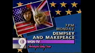 January 19, 1986 - WGN Promo for 'Dempsey and Makepeace'