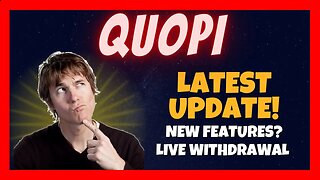 Quopi The Hottest Automated AI Trading Bot 🏆 What Is Happening❓Withdrawal Time ⏰