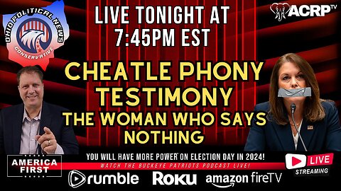 Cheatle Phony Testimony | The Woman Who Says Nothing