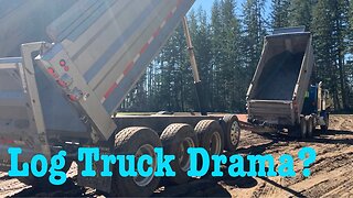 Is there really animosity between log truck drivers and dump truck drivers??