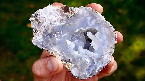 Geodes Cut Open w/ Saw | Opening Mexican Trancas Geode | Crystals & Lapidary