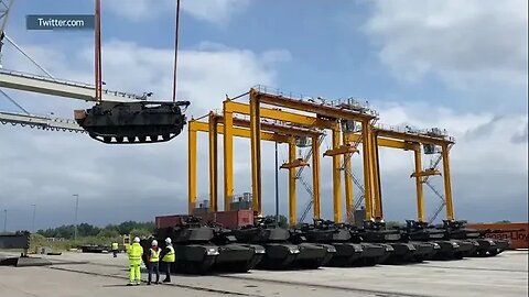 A batch of 14 US Abrams tanks for Poland arrived in Szczecin