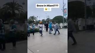 Snow in Miami 2022 😳 #snow #miami