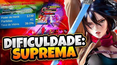 SE EU SOUBESSE QUE ERA TÃO FÁCIL JOGAR COM ELA EU VIRAVA MAIN ANTES | MOBILE LEGENDS