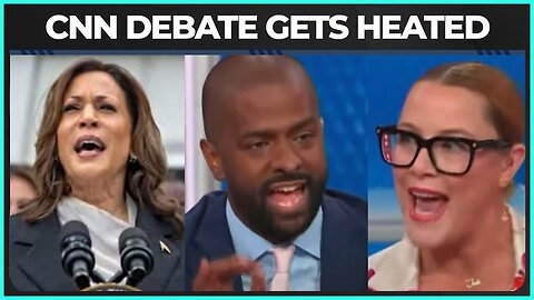 CNN Panel Comes TO BLOWS Over Harris Avoiding The Press