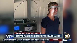 Scripps Ranch neighbors make face masks