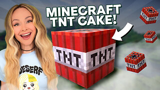I Made a Hyperrealistic Minecraft TNT Cake (THAT SMOKES!)