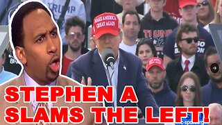 ESPN's Stephen A Smith DESTROYS the Left for pushing Donald Trump "BLOODBATH" HOAX! RED-PILLED?