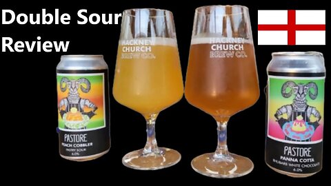 Pastore Peach Cobbler Pastry Sour & Panna Cotta Rhubarb White Chocolate 6.0% ABV UK Craft Beer