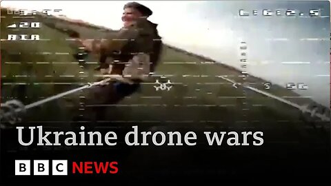 Ukraine frontline report: The deadly new weapon of drone warfare / BBC News