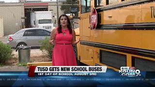 TUSD adds new school buses to fleet
