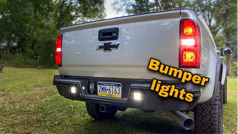 Chevy Colorado ZR2 Rear Bumper LED Pod Lights - 2018 Duramax