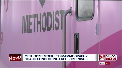 Methodist Mobile bus conducts mammograms in North Omaha
