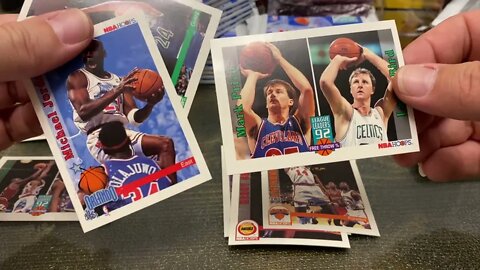 1992-93 NBA HOOPS SERIES ONE BASKETBALL BOX BREAK