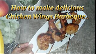 filipino style chicken wings barbeque