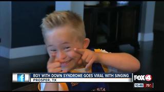 Viral video of boy with Down Syndrome singing Whitney Houston