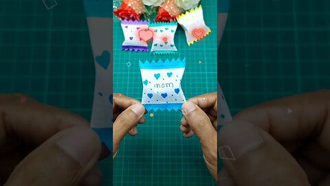 Mother's Day Gift Idea - DIY Paper Chocolate - Happy Mothers Day #shorts #viral #mothersday