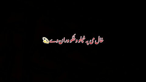 Pashto black Screen status Munir Buneri