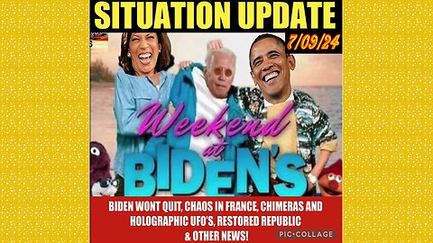 SITUATION UPDATE 7/9/24 - Trump & Biden Debate, Nato At War, Blackout Imminent, Weekend At Biden’s