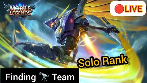 SOLO RANK PUSH 😔| MOBILE LEGENDS #mllive #mlbb