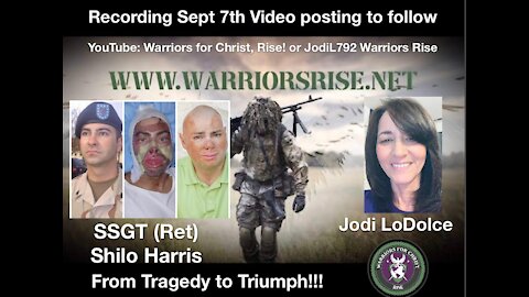 Warriors Rise interviews Army Hero SSGT (Ret.) Shilo Harris