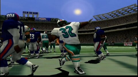 Madden NFL 2001 Dolphins vs Giants Part 1