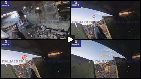 Krasnohorivka: Russian soldier with a shotgun destroys a Ukrainian FPV drone