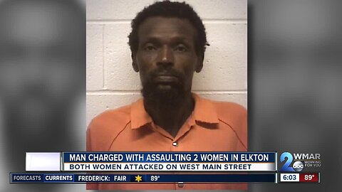 Man charged with assaulting two women in Elkton