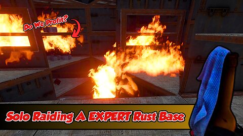 SOLO Raiding A "EXPERT" Level NPC Modded Rust Base And This Is What Happened..... #rust