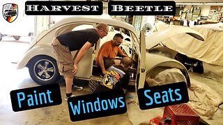 Harvest Beetle - Paint, Windows, Seats - Getting Stuff Done!