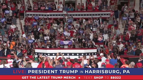 President Trump Holds First Campaign Rally In Pennsylvania After Assassination Attempt