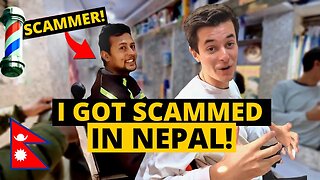 Cracked by a Nepali Barber: SCAMMED in NEPAL!